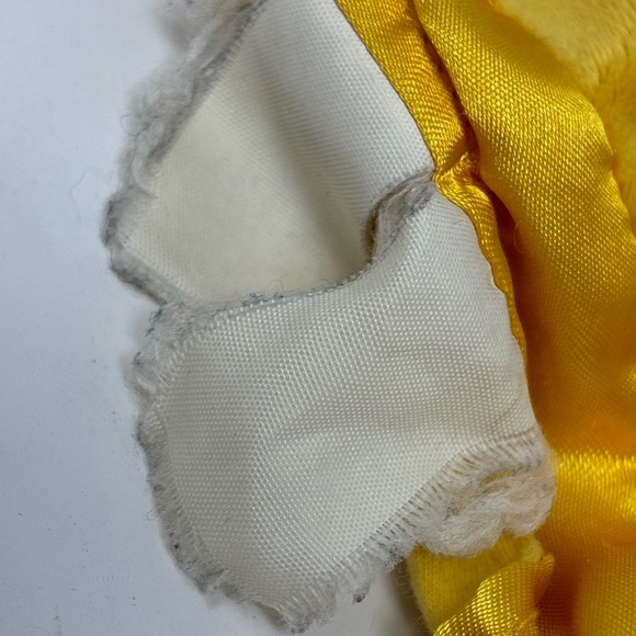 Disney Baby Lovey Winnie the Pooh Yellow Satin Trim Security Blanket 12" - Picture 5 of 5